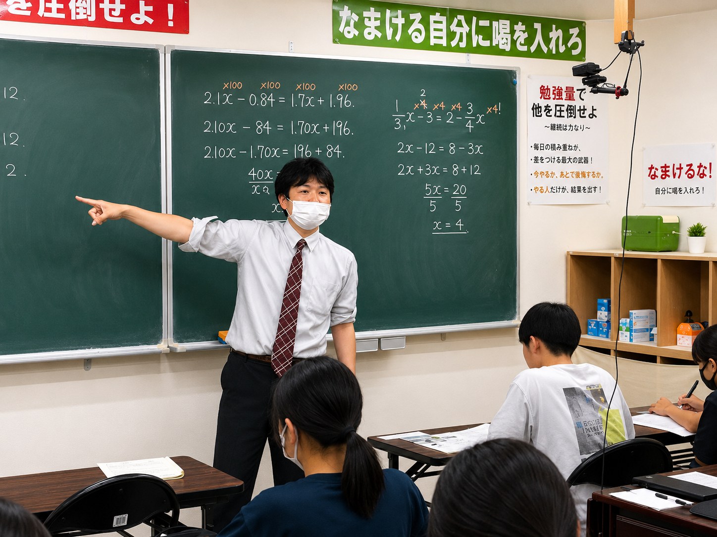 授業を受ける生徒たち